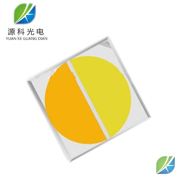 定制3030 雙色溫燈珠 正白+暖白 1w大功率