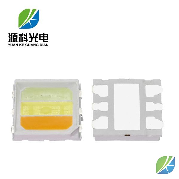 5050點粉三色 冰藍+白光+暖白 1.5W大功率LED汽車照明